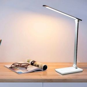 LED Desk Lamp Touch Control 3 Levels Brightness w/ USB Charging Port